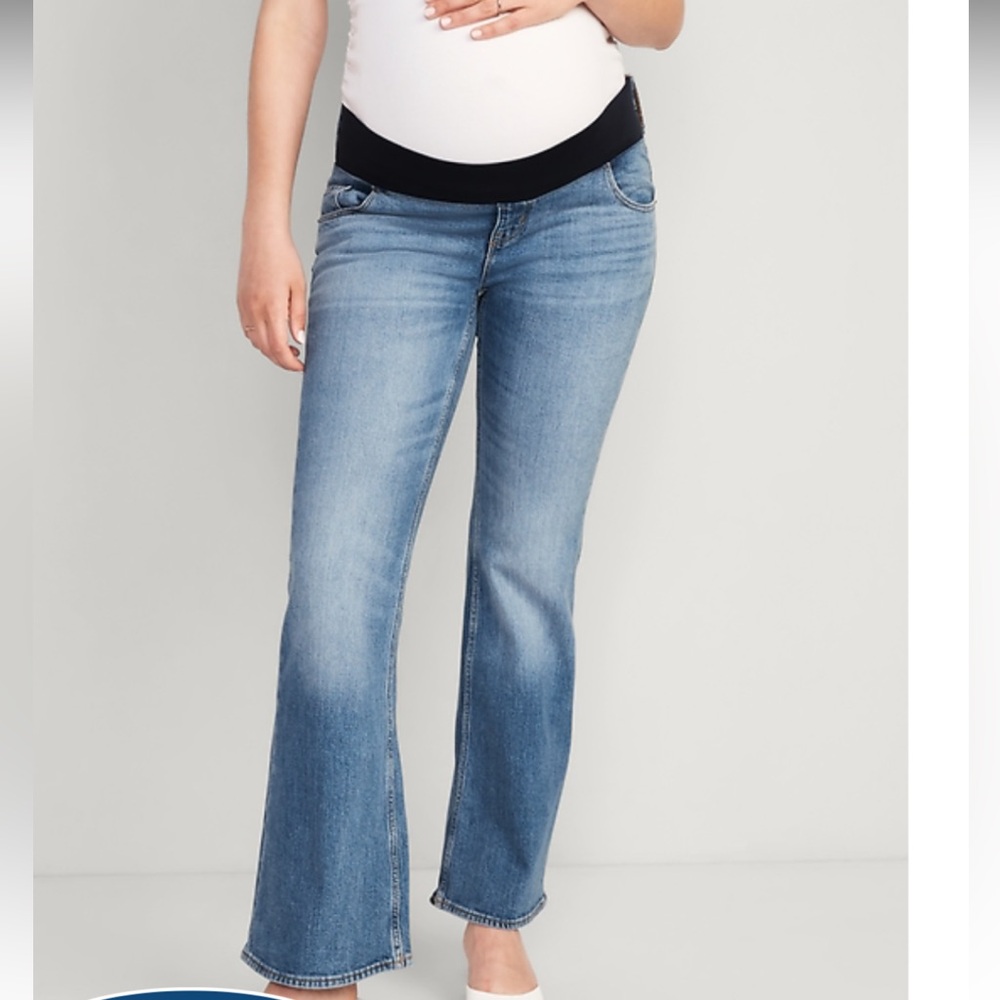 Women's Blue Maternity Jeans